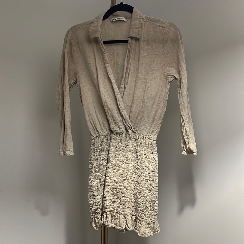 Zara linen dress